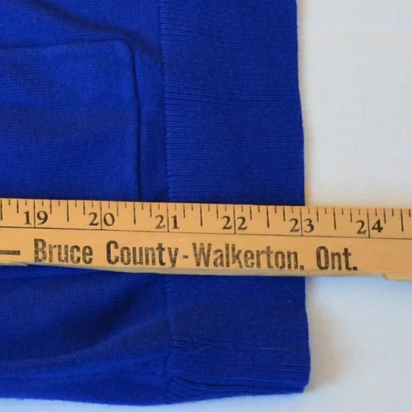 Royal Blue  Button Up Cardigan - Picture 6 of 6
